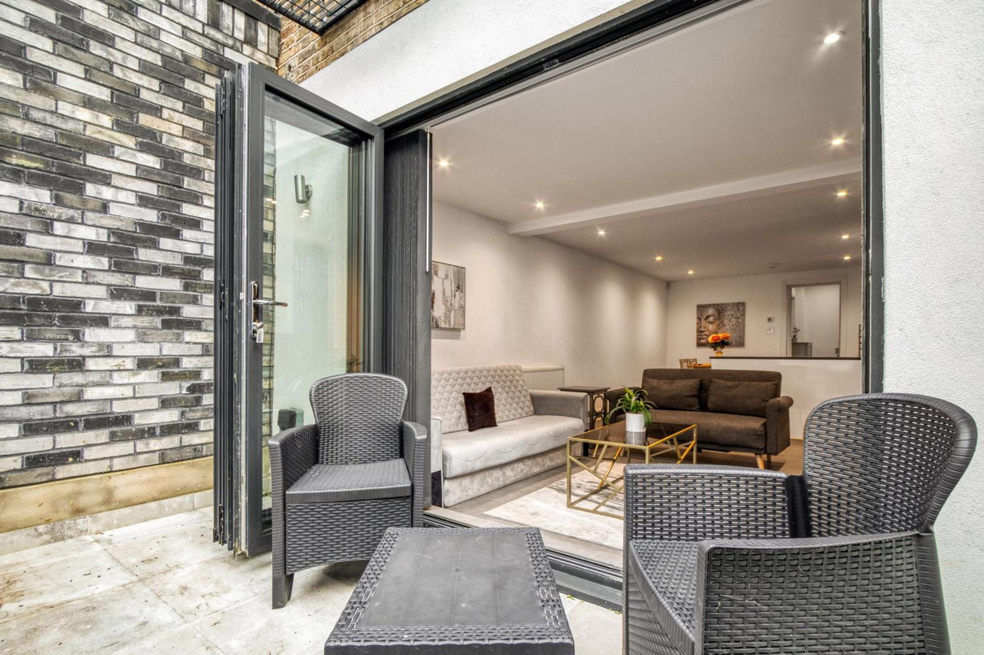 Stylish Beauty Ground Floor 1br 1ba Private Garden Appartamento *